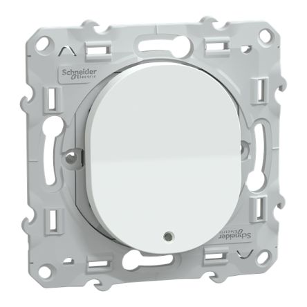Schneider Electric Ovalis Series Push Button Switch, Push to Make, Flush Mount, 250V, IP21D [S320276]; 346-638