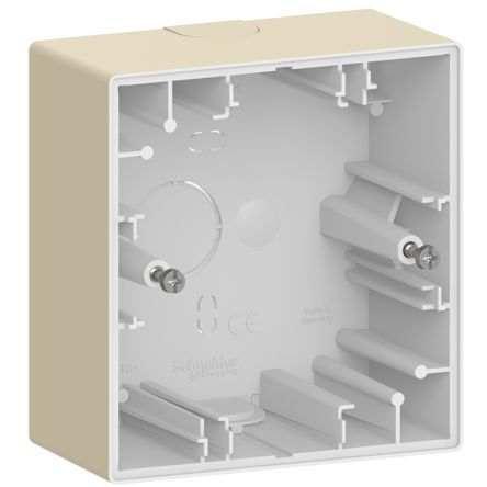 Schneider Electric D-Life White ABS Back Boxes,  Surface Mount, 1 Gangs [MTN4014-6533]; 346-666