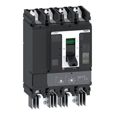Schneider Electric, ComPacT MCCB 4P 500A, Breaking Capacity 50 kA, Fixed Mount [C50F4TM320D3]; 346-756