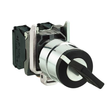 Schneider Electric Key Switch Selector Switch - (SPST) 22.5mm Cutout Diameter 2 Positions [XB4BG2110]; 346-908