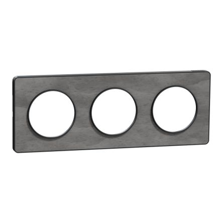 Schneider Electric Anthracite 3 Gang Cover Plate [S540806V]; 346-934