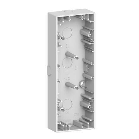 Schneider Electric D-Life White ABS Back Boxes,  Surface Mount, 3 Gangs [MTN4034-6535]; 347-005