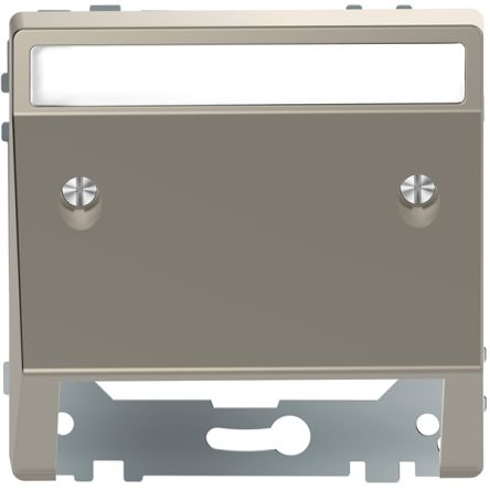 Schneider Electric Nickel 1 Gang Cover Plate [MTN4540-6050]; 347-014