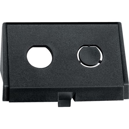 Schneider Electric Black 2 Gang Light Switch Cover [MTN464395]; 347-026