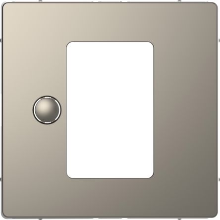 Schneider Electric Nickel 1 Gang Cover Plate [MTN5775-6050]; 347-033