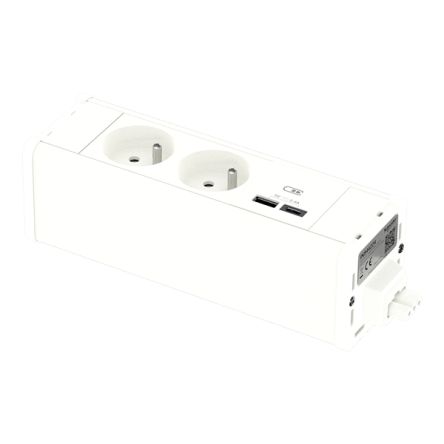 Schneider Electric 4 Socket USB A Extension Lead Open Reel, 250 V, IP44 [INS44224]; 347-045