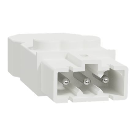 Schneider Electric Unica system+ Series Connector, 1P + N + E-Pole, Male, Screw Mount, 16A [INS44303]; 347-049