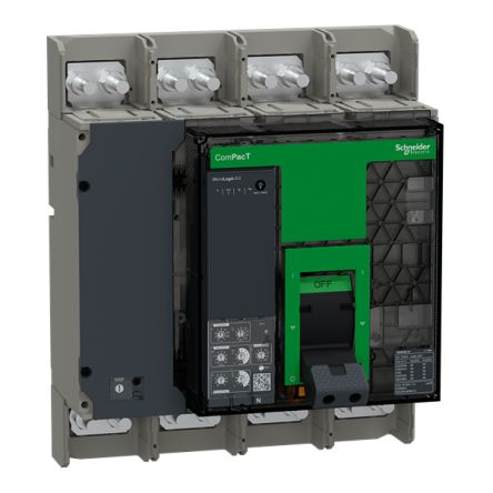 Schneider Electric, ComPacT MCCB 4P 1.6kA, Breaking Capacity 42 kA, Fixed Mount [C160H460FM]; 347-103
