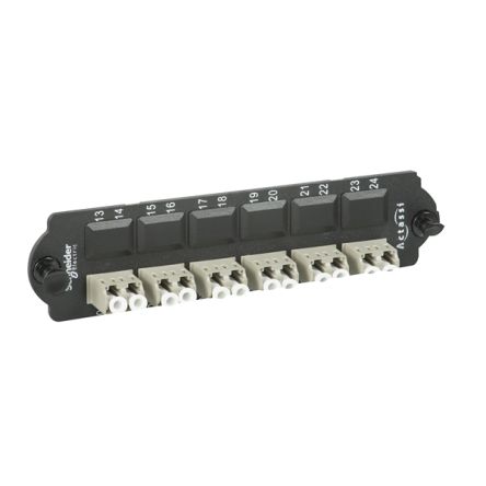 Schneider Electric ACTFM1UF2LC6PMM LC Multimode Duplex Fibre Optic Adapter [ACTFM1UF2LC6PMM]; 347-133