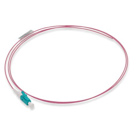 Schneider Electric LC to LC Simplex Multi Mode OM4 Fibre Optic Cable, 50μm, Light Blue, 1m [ACTFT1L1M45M10]; 347-140