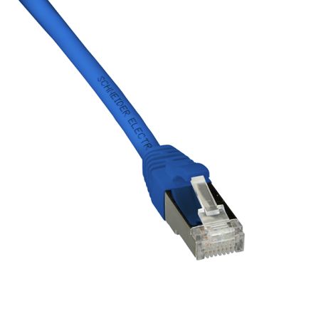 Schneider ElectricActassi, 1m Cat6a, Blue, S/FTP Shielded, Terminated Polyethylene Sheath [ACTPC6ASFLS10BU]; 347-142