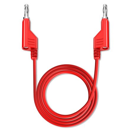 RS PRO Test Leads, 2.5A, 50V, Red, 150cm Lead Length [0]; 347-250