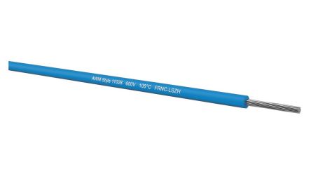 Kabeltronik UL 11028 Series Blue 0.22 mm² Hook Up Wire, 24 AWG, 24/7 mm, 250m, MPPE Insulation, 090240707 [090240707]; 348-758
