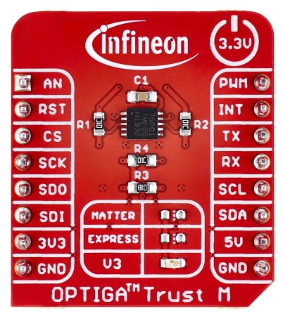 Infineon TRUSTMV3SHIELDTOBO1 Evaluation Board for MCU And MPUs [TRUSTMV3SHIELDTOBO1]; 348-862