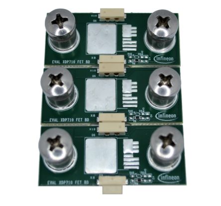 Infineon EVALXDP710FETBDTOBO1 Evaluation Board for Three MOSFET Adapter Boards Without MOSFET for Evaluation Of [EVALXDP710FETBDTOBO1]; 348-865