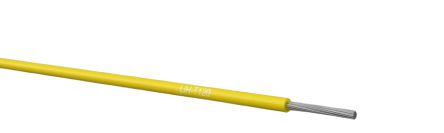 Kabeltronik 6500 Series Yellow 0.75 mm² Equipment Wire, 18 AWG, 24 X 0.20 mm, 100m, TPEE Insulation, 065007503 [065007503]; 349-436