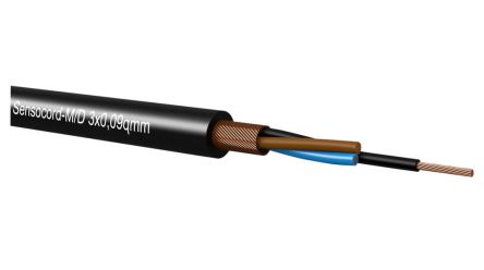 Kabeltronik 248800 Series Multicore Industrial Cable, 8 Cores, 0.09 mm², 28 AWG, 100m, Shielded Shield, Multicore Cable [248800909]; 349-450