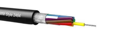 Kabeltronik UL LiYCY Series Control Cable, 6 Cores, 0.56 mm², 20 AWG, 100m, Shielded Shield, Control Cable [096062009]; 349-451