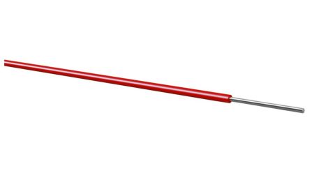 Kabeltronik YV Series Red 0.2 mm² Equipment Wire, 24 AWG, 100m, PVC Insulation, 070105008 [070105008]; 349-467