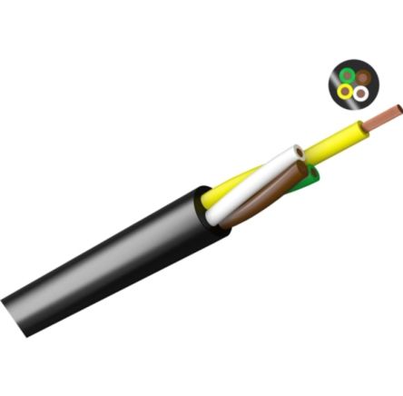 Kabeltronik LiFYY Series Multicore Industrial Cable, 2 Cores, 0.5 mm², 20 AWG, 100m, Unshielded Shield, Multicore Cable [240205000]; 349-523