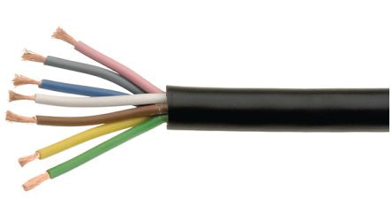 Kabeltronik LiFYY Series Multicore Industrial Cable, 4 Cores, 0.5 mm², 20 AWG, 100m, Unshielded Shield, Multicore Cable [240405000]; 349-524