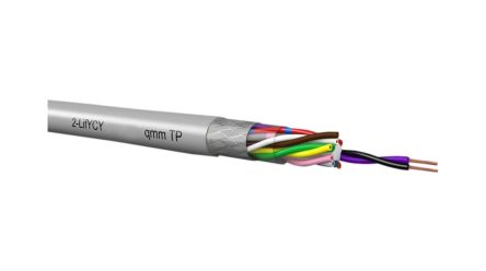 Kabeltronik 2 LIFYCY TP Series Multipair Cable, 8 Cores, 0.08 mm², 28 AWG, 100m, Shielded Shield, Control Cable [821600800]; 349-552
