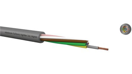 Kabeltronik PURtronic Highflex Series Multicore Industrial Cable, 3 Cores, 0.14 mm², 26 AWG, 100m, Unshielded Shield, [212031400]; 349-578
