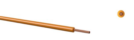Kabeltronik 1601 Series Yellow 2.5 mm² Equipment Wire, 14 AWG, 651 X 0.07 mm, 100m, PVC Insulation, 160125004 [160125004]; 349-600