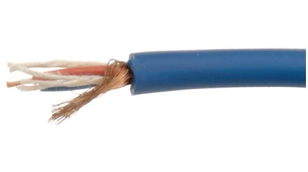 KabeltronikMIK-D Series 2 Core Audio Cable, 0.22 mm² CSA, 5.5mm od, 50m, Black [540202209-50]; 349-669