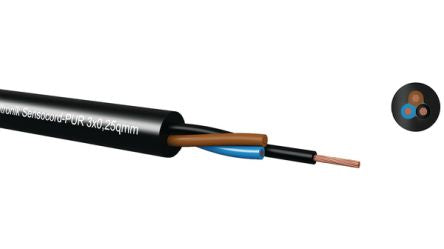 Kabeltronik SENSOCORD Series Multicore Industrial Cable, 4 Cores, 0.25 mm², 23 AWG, 50m, Unshielded Shield, Multicore [2454P2509-50]; 349-672