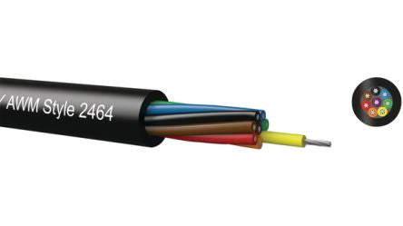 Kabeltronik UL LIYY Series Multicore Industrial Cable, 4 Cores, 0.14 mm², 26 AWG, 100m, Unshielded Shield, Multicore [095042609]; 349-707