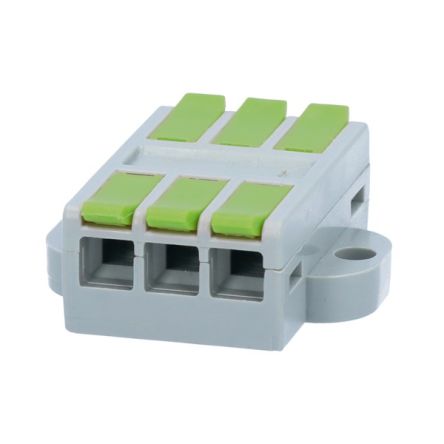 NEMIQ TB Series PCB Terminal Block, 3-Contact, 6.5mm Pitch, Surface Mount, 1-Row, Screw Termination [TB-03 0560]; 349-812