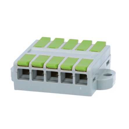 NEMIQ TB Series PCB Terminal Block, 5-Contact, 6.5mm Pitch, Surface Mount, 1-Row, Screw Termination [TB-05 0560]; 349-815