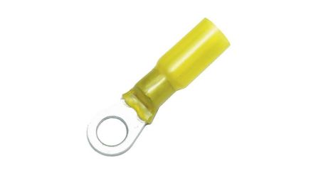 nVent RAYCHEM, KRT Insulated Ring Terminal, M6mm Stud Size, Yellow [B-106-1603]; 349-855