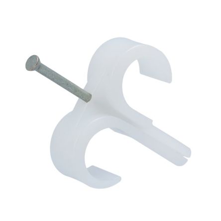 Nelco Clear Polyethylene hose clamp, 19mm Max. Bundle [DPCN 16/19 TR]; 349-929