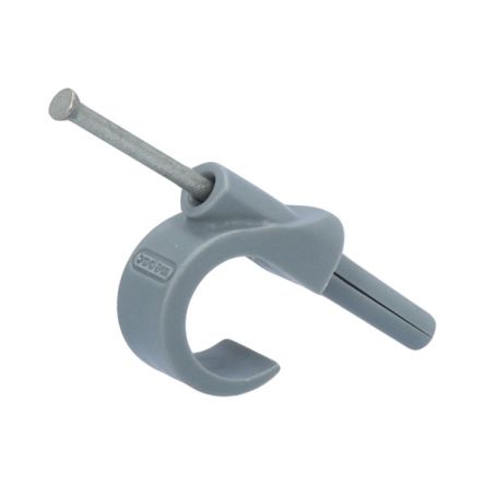 Nelco Grey Polyethylene hose clamp, 19mm Max. Bundle [PCN 16/19 GR]; 349-933