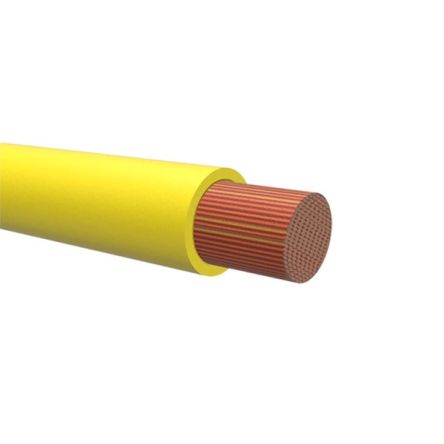 NEMIQ 50992 Series Yellow 0.75 mm² Hook Up Wire, 1, 100m, PVC Insulation, 50992-6-100 [50992-6-100]; 350-007