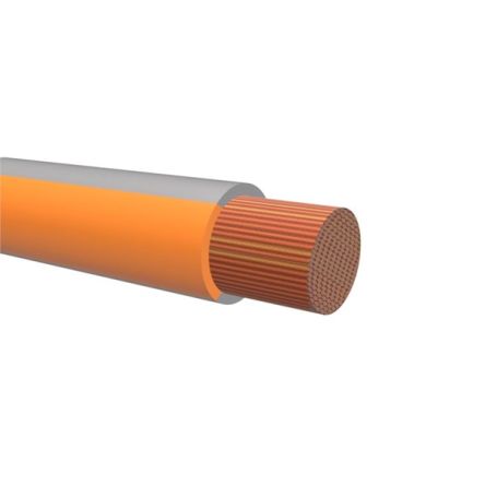 NEMIQ 50994 Series Grey/Orange 1.5 mm² Hook Up Wire, 1, 100m, Polyvinylchloride Insulation, 50994-33-100 [50994-33-100]; 350-017