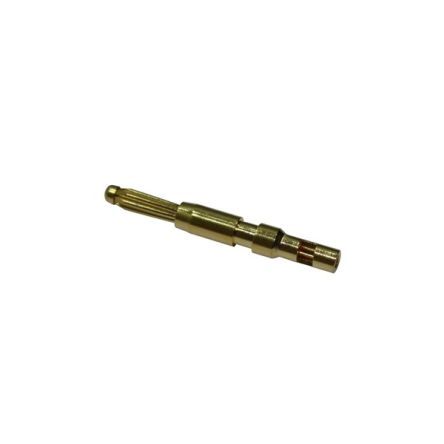 Nelco Gold Plug Banana Plug, 2mm Connector, 20A, Gold Plating [1 10100 100017]; 350-040