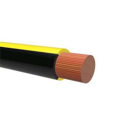 NEMIQ 50992 Series Black/Yellow 0.75 mm² Hook Up Wire, 1, 55m, PVC Insulation, 50992-14-100 [50992-14-100]; 350-149