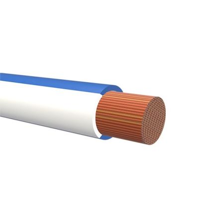 NEMIQ 50994 Series Blue/White 1.5 mm² Hook Up Wire, 1, 10m, PVC Insulation, 50994-10-100 [50994-10-100]; 350-173