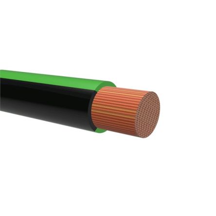 NEMIQ 50994 Series Black/Green 1.5 mm² Hook Up Wire, 1, 100m, Polyvinylchloride Insulation, 50994-13-100 [50994-13-100]; 350-179