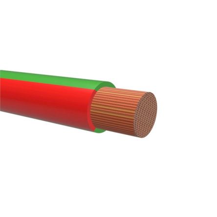 NEMIQ 50994 Series Green/Red 1.5 mm² Hook Up Wire, 1, 15m, PVC Insulation, 50994-15-100 [50994-15-100]; 350-182