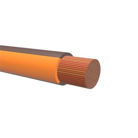 NEMIQ 50994 Series Brown/Orange 1.5 mm² Hook Up Wire, 1, 100m, Polyvinylchloride Insulation, 50994-26-100 [50994-26-100]; 350-198