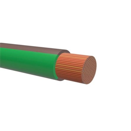 NEMIQ 50995 Series Brown/Green 2.5 mm² Hook Up Wire, 1, 100m, Polyvinylchloride Insulation, 50995-26-100 [50995-26-100]; 350-218