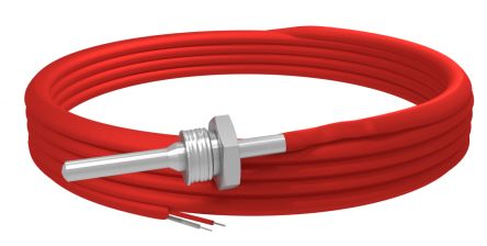 RS PRO Brass PTC Temperature Sensor, -50°C Min, 200°C Max, 6mm Probe [0]; 350-400