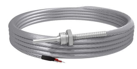 RS PRO Type J Thermocouple 50mm Length, 8mm Diameter, -50°C → 400°C [0]; 350-441