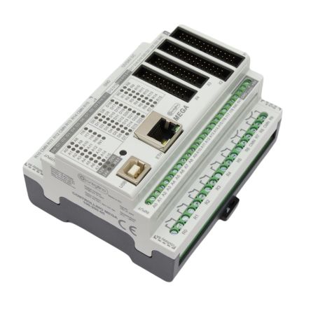 Controllino Controllino MEGA Series Controller for Use with Top Hat Rail, 12 or 24 V dc Supply, Relay Output, 21-Input, [100.200.00]; 350-542
