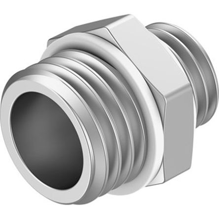 Festo NPFC-DS Series Nipple, G 3/8 to G 1/4, Threaded Connection Style, NPFC-DS-G14-G38-M [NPFC-DS-G14-G38-M]; 350-650