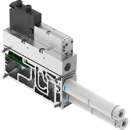 Festo Vacuum Generator, 3mm nozzle , 6bar 167L/min, VABF series [VABF-S4-2-V2B1-G38-CB-VH-30-AP]; 350-723